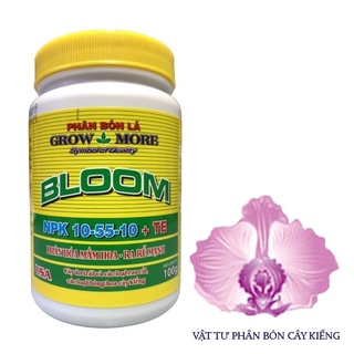 Phân Bón Lá Grow More Bloom NPK 10-55-10+TE - #380A# 100g