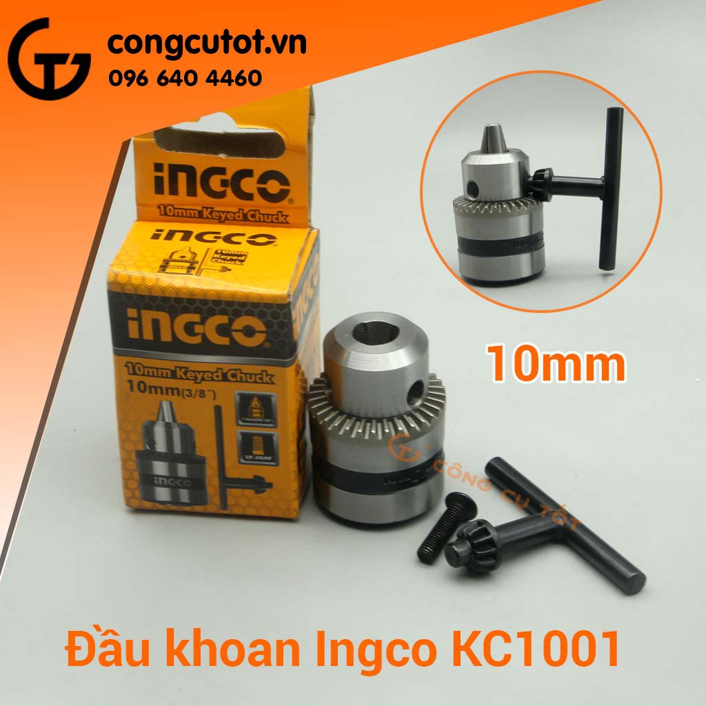 Đầu khoan 10mm INGCO KC1001