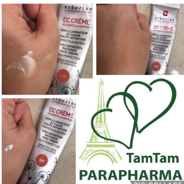 [in stock] 🇫🇷 ERBORIAN 🇰🇷 CC CREAM Clair Dore kem các màu 💞 TamTam
