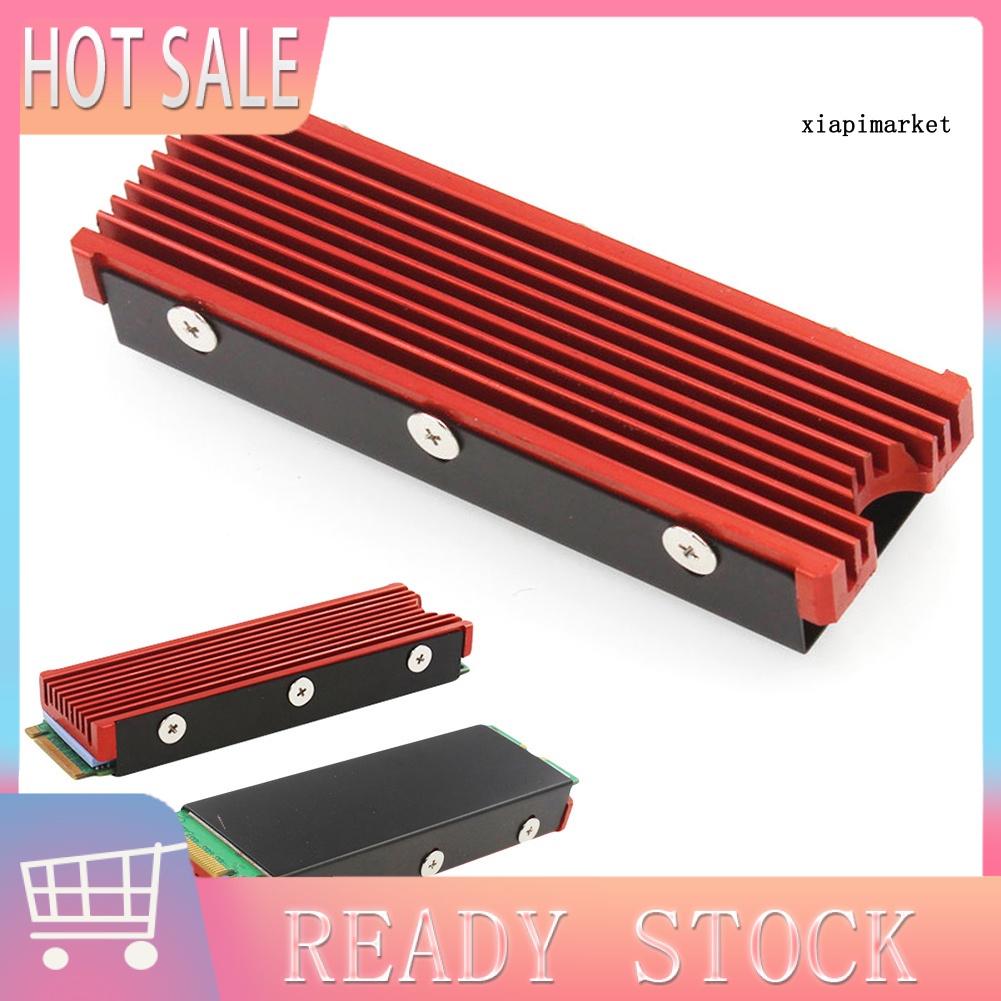 MAT_M.2 NGFF NVMe SSD Aluminum Heatsink Cooling Radiator Heat Dissipation Fin Cooler