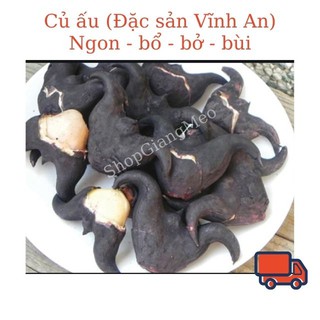 Củ ấu Vĩnh An (hay còn gọi là củ sừng trâu)