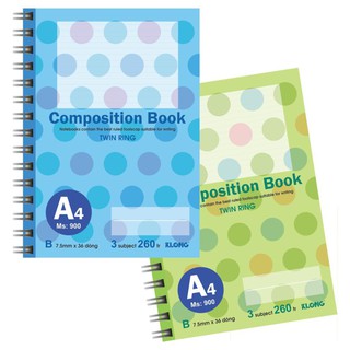 [sỉ ib] Sổ lò xo Klong compostion book - 260 trang; MS 900
