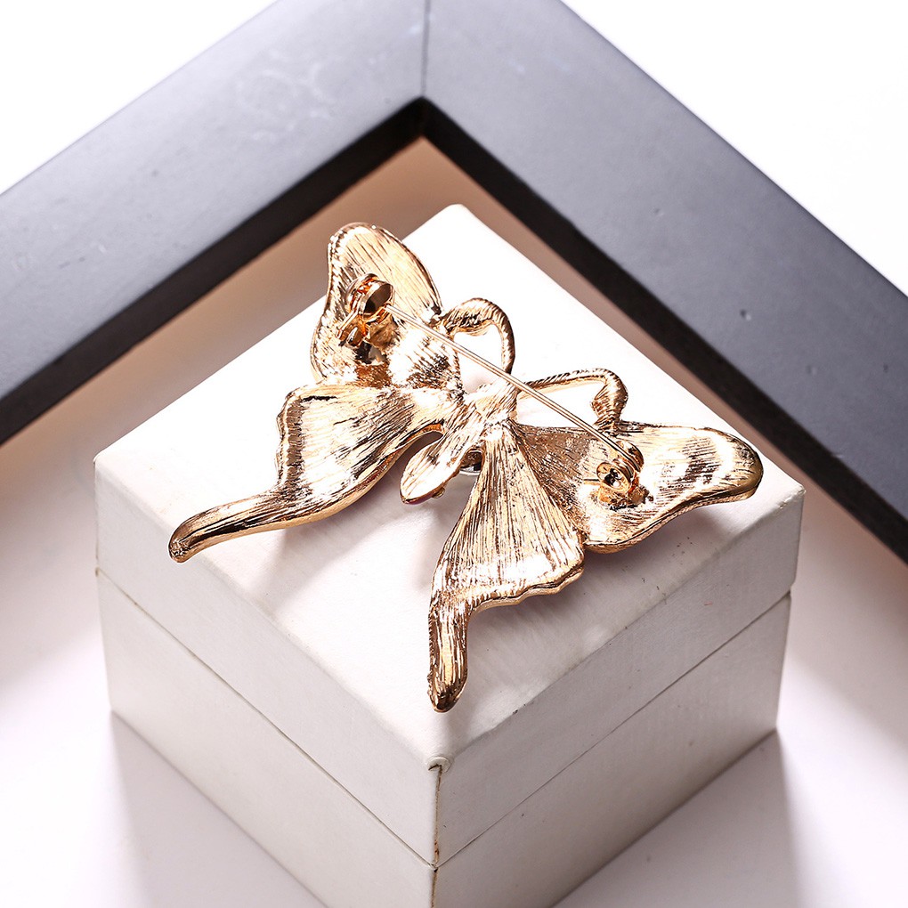 Ghim Cài Áo Hình Côn Trùng Đính Đá Nhiều Màu Sắc