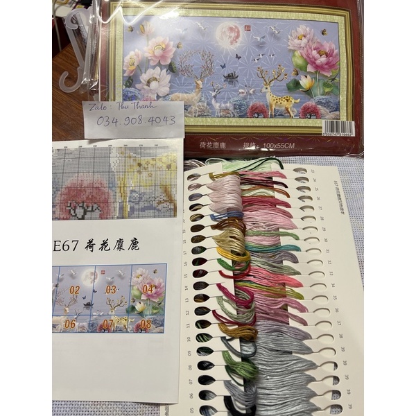 TRANH ĐÍNH ĐÁ PHONG CẢNH HƯƠU NAI TÀI LỘC YD3009 (150X70) 6284 (120X65) YD3008 (100X55) vs510 6292 6283 6290