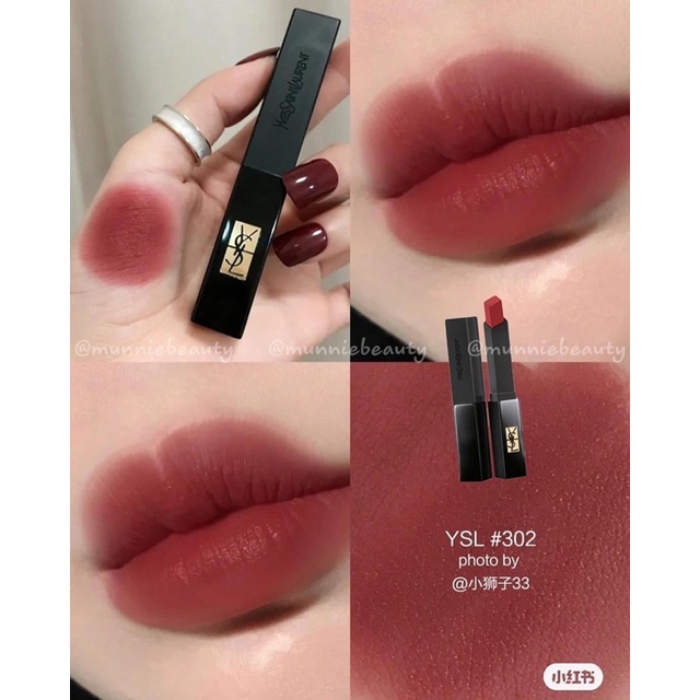 [Bill DutyFree] Son thỏi YSL Slim Velvet Radical 302,301,307