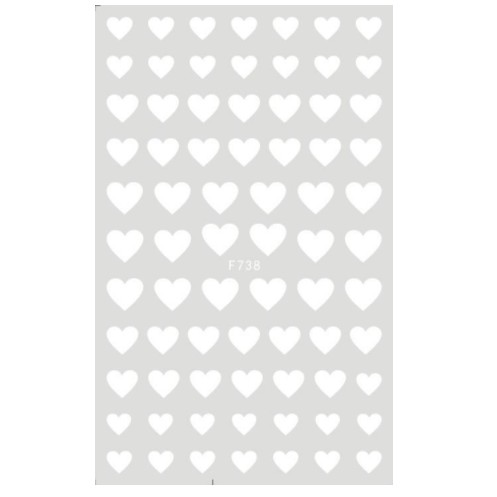 Sticker dán móng tay , sticker nail hình môi , trái tim