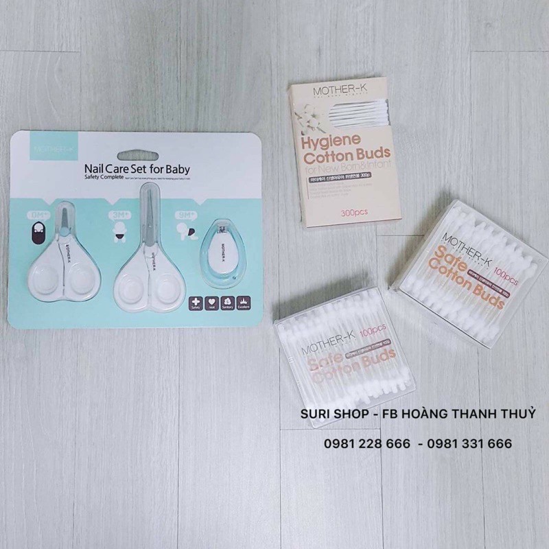 Tăm bông Mother-K Hàn Quốc (100c)