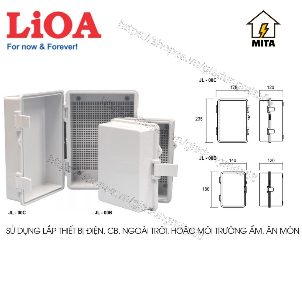 Tủ điện nhựa ngoài trời Lioa JL-00C (loại lớn) &amp; JL-00B (loại nhỏ) - Tủ điện chống nước - Hộp Kỹ Thuật LiOA - MITA