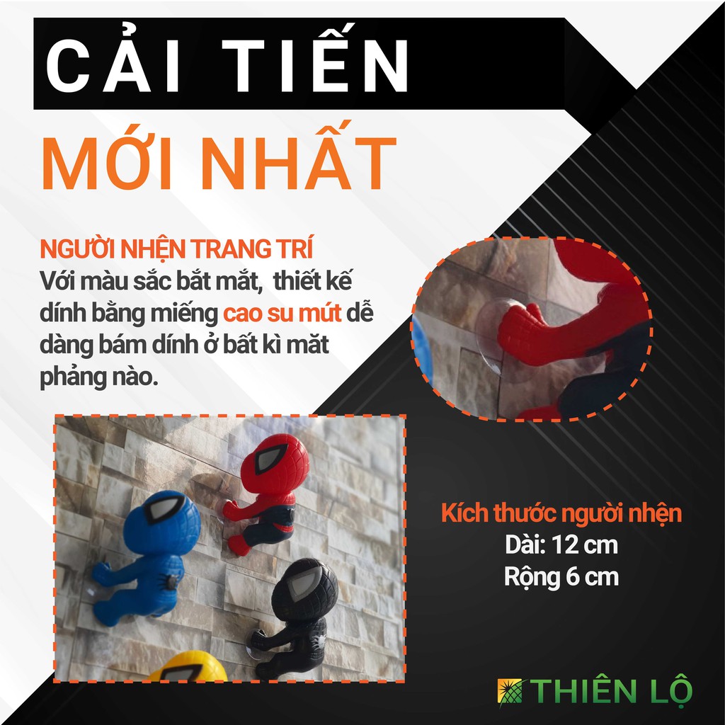 Người nhện gắn đuổi xe trang trí ô tô xe máy cao cấp - Sản phẩm cao cấp của Thiên Lộ