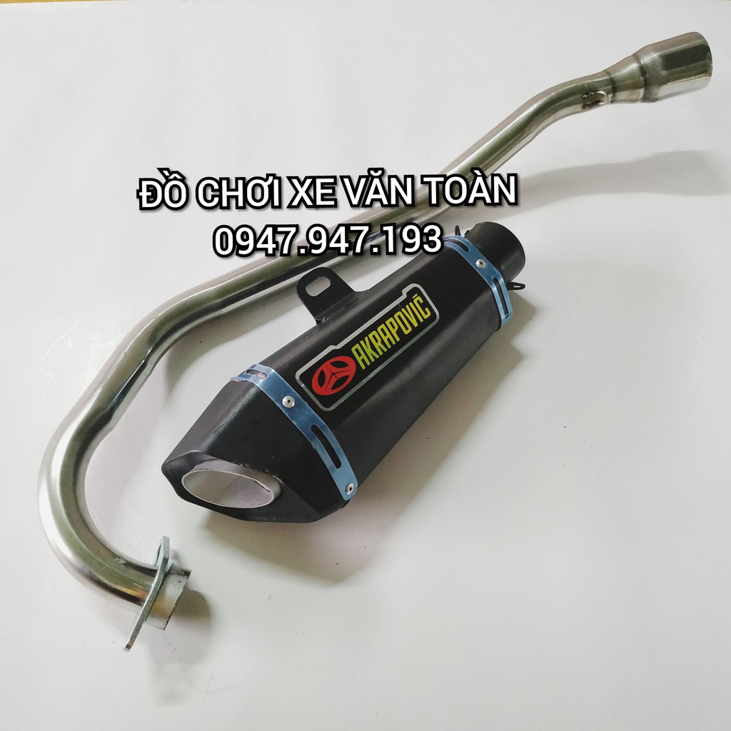 Pô Akrapovic đen độ Exciter 135 - Pô Ex135