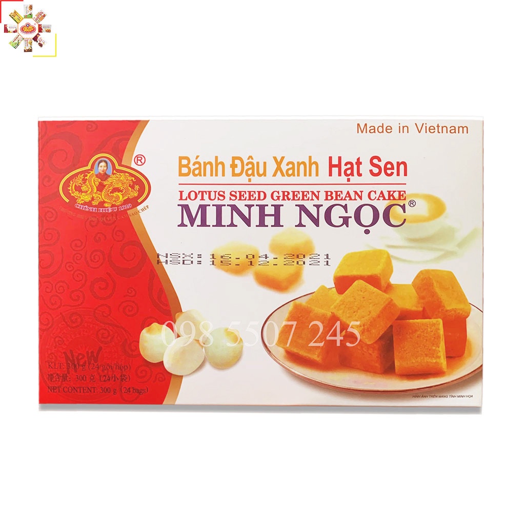 Bánh đậu xanh Minh Ngọc A35 8 vị 300g | BigBuy360 - bigbuy360.vn