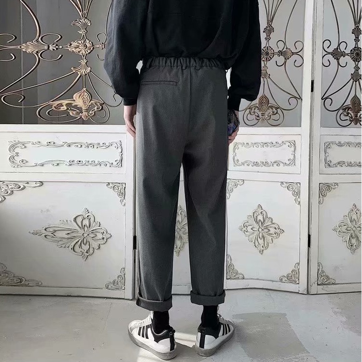 Quần Tây Nam Ống Rộng Phong Cách Hàn Quốc Mới