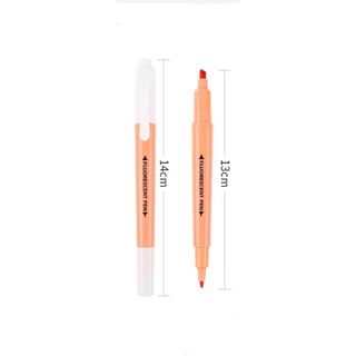 Bút highlight pastel 2 đầu FLUORESCENT PEN (dupe STABILO)