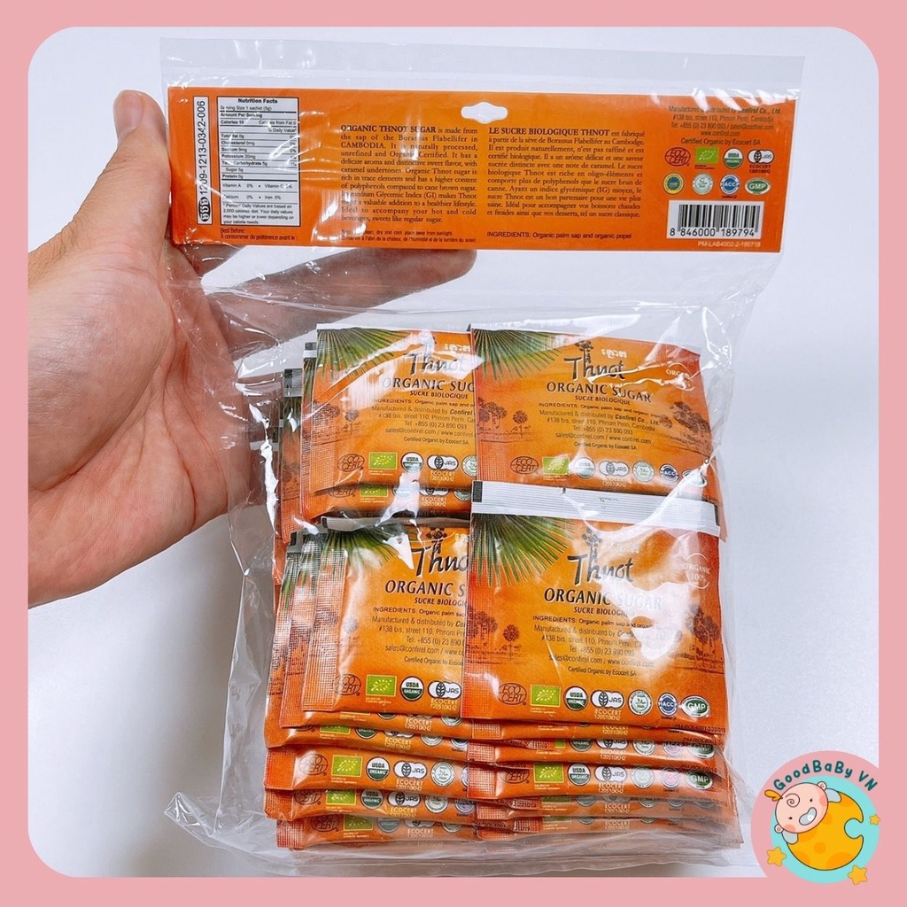 Đường thốt nốt hữu cơ cho bé Goodbabyvn