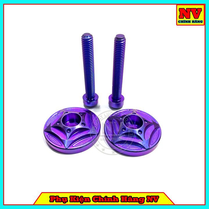 Combo Gù Tay Lái GR5 Titan Kèm Ốc Gắn Cho Mọi Loại Xe