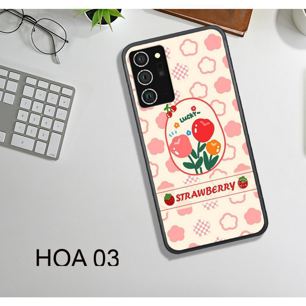 Ốp Lưng  Samsung S20 PLUS - S20 ULTRA - NOTE 20 - NOTE 20 ULTRA - NOTE 20 FF - S20 FE, In Hình HOA, Màu Sắc Bắt Mắt.