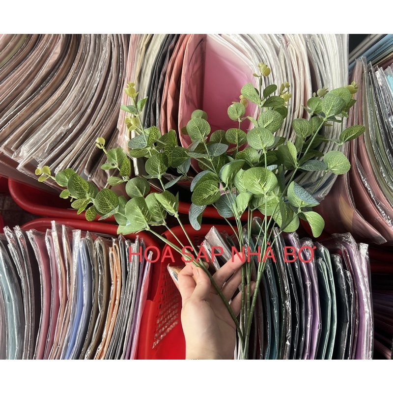 LÁ TÁO CÀNH 16 NHÁNH BÓ HOA SIÊU ĐẸP - Hoa Sáp Nhà Bơ