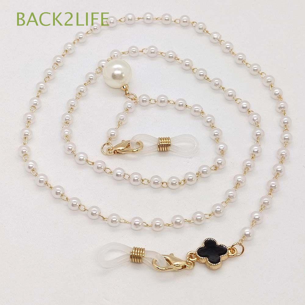 Dây đeo mắt kính BACK2LIFE đính ngọc trai bảo vệ chống mất