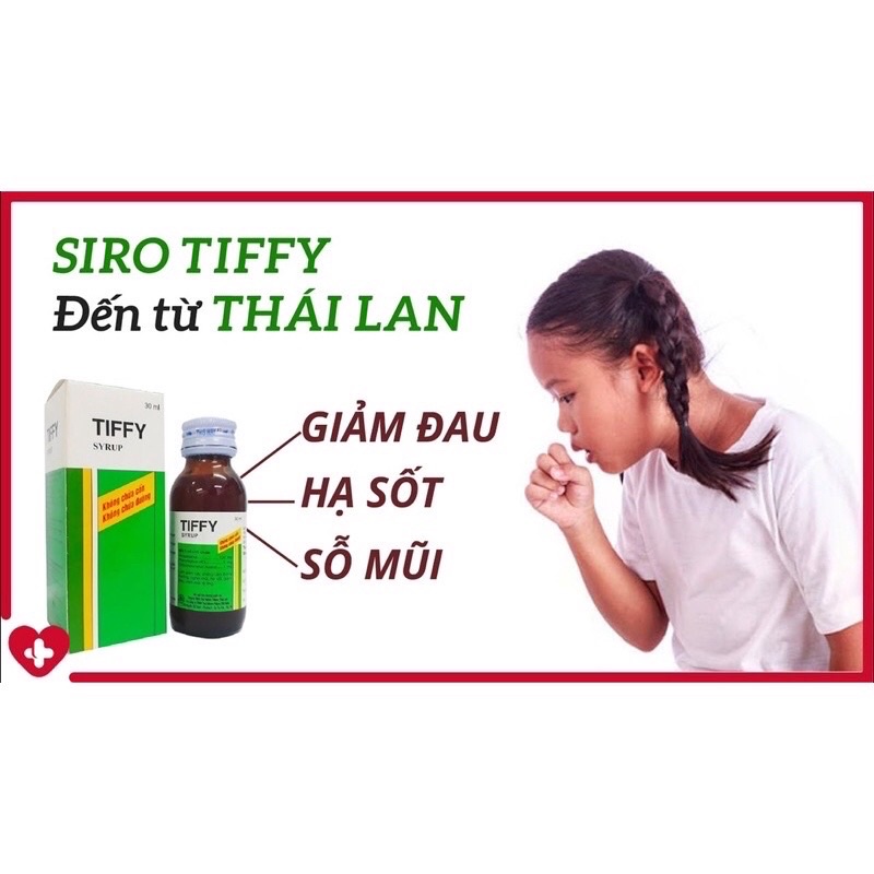 Combo 1 lo Tiffy Ho Cảm Sr lọ 30ml