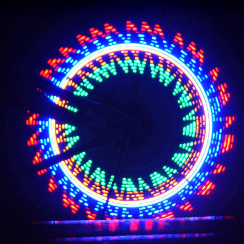 Đèn nan hoa 16 LED flash gắn bánh xe đạp trang trí an toàn khi đi đêm