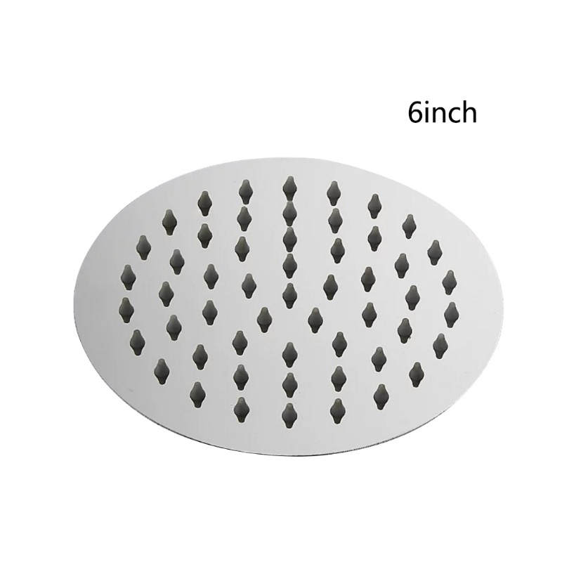 Đầu Vòi Hoa Sen Áp Suất Cao / Vuông / Tròn Bằng Thép Không Gỉ Cho Phòng Tắm