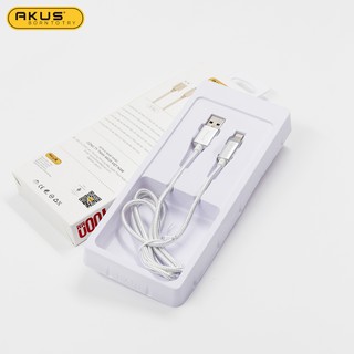Dây cáp tự ngắt 1M (Lightning) AKUS - CTN01 (Hàng chính hãng - Bảo hành 12 tháng)