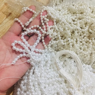 Chuỗi hạt ngọc trai nhựa xỏ sẵn