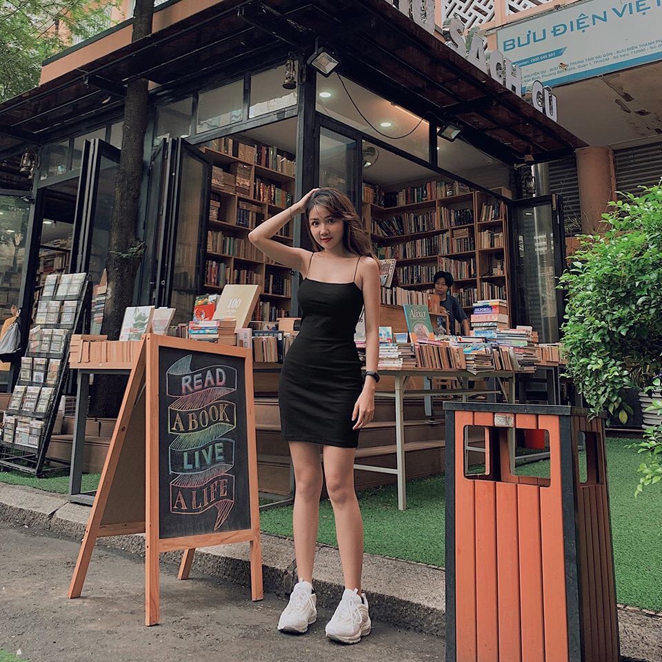 Đầm thun 2 dây ôm body cực chuẩn - 25 store