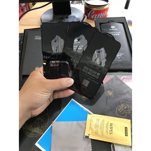 Kính Cường Lực Iphone WK KingKong Iphone 6/7/8/6plus/7plus/8Plus/X/Xr/Xs Full Màn- Cường Lực King Kong- Hàng Chính Hãng