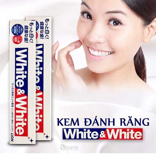 Kem Đánh Răng White&amp;White Nội Địa Nhật Bản 150g