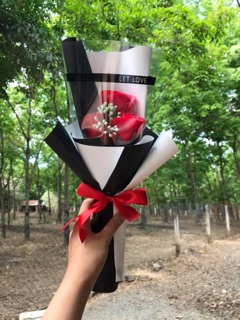 Hoa hồng sáp 3 bông