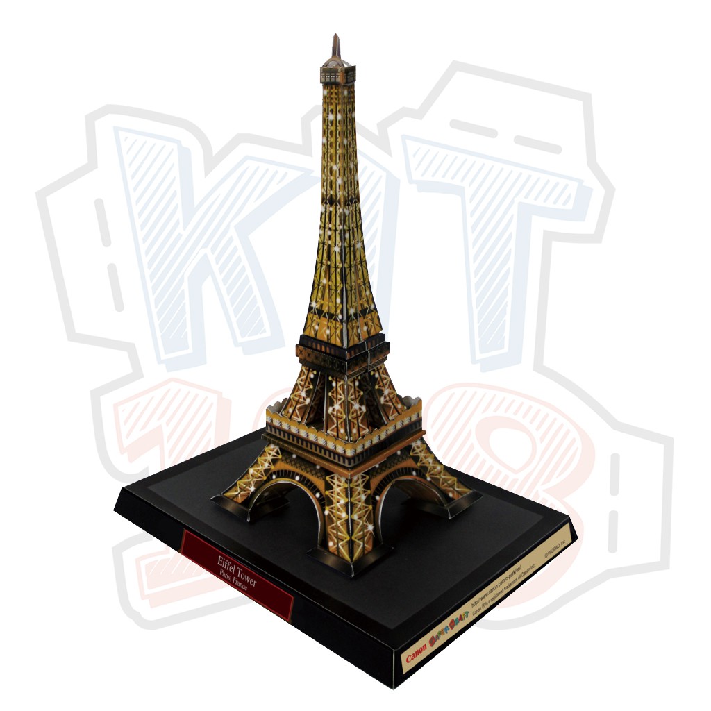 Mô hình giấy kiến trúc Pháp tháp Eiffel Tower