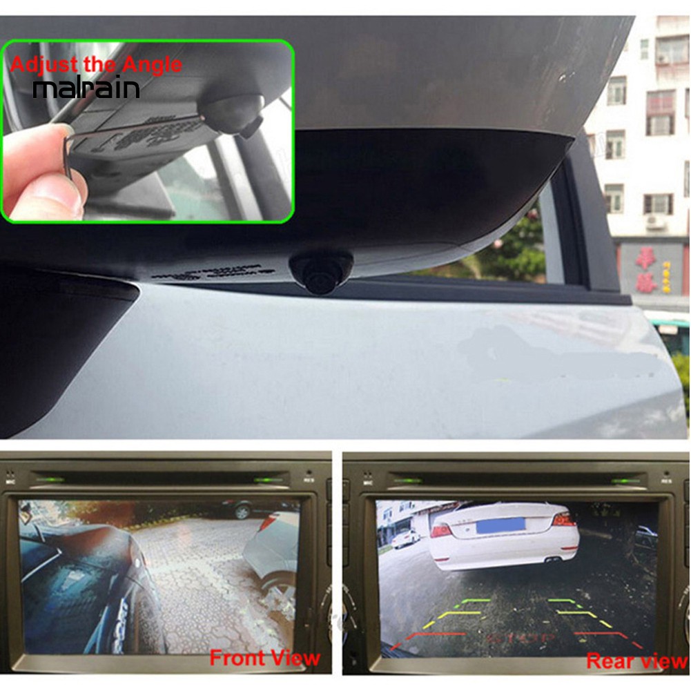 Camera Lùi Xe Ô Tô Chống Thấm Nước Xoay 360 Độ