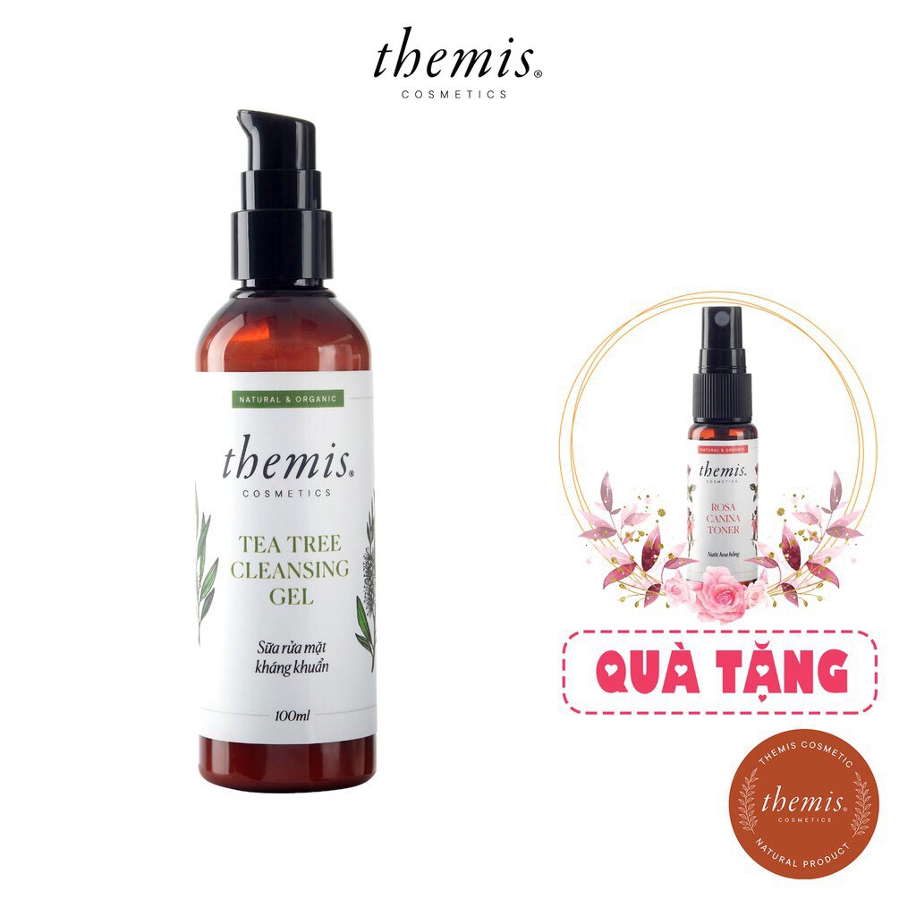 ( Size Lớn ) Sữa rửa mặt tràm trà Themis - 100ml - Chính hãng phân phối