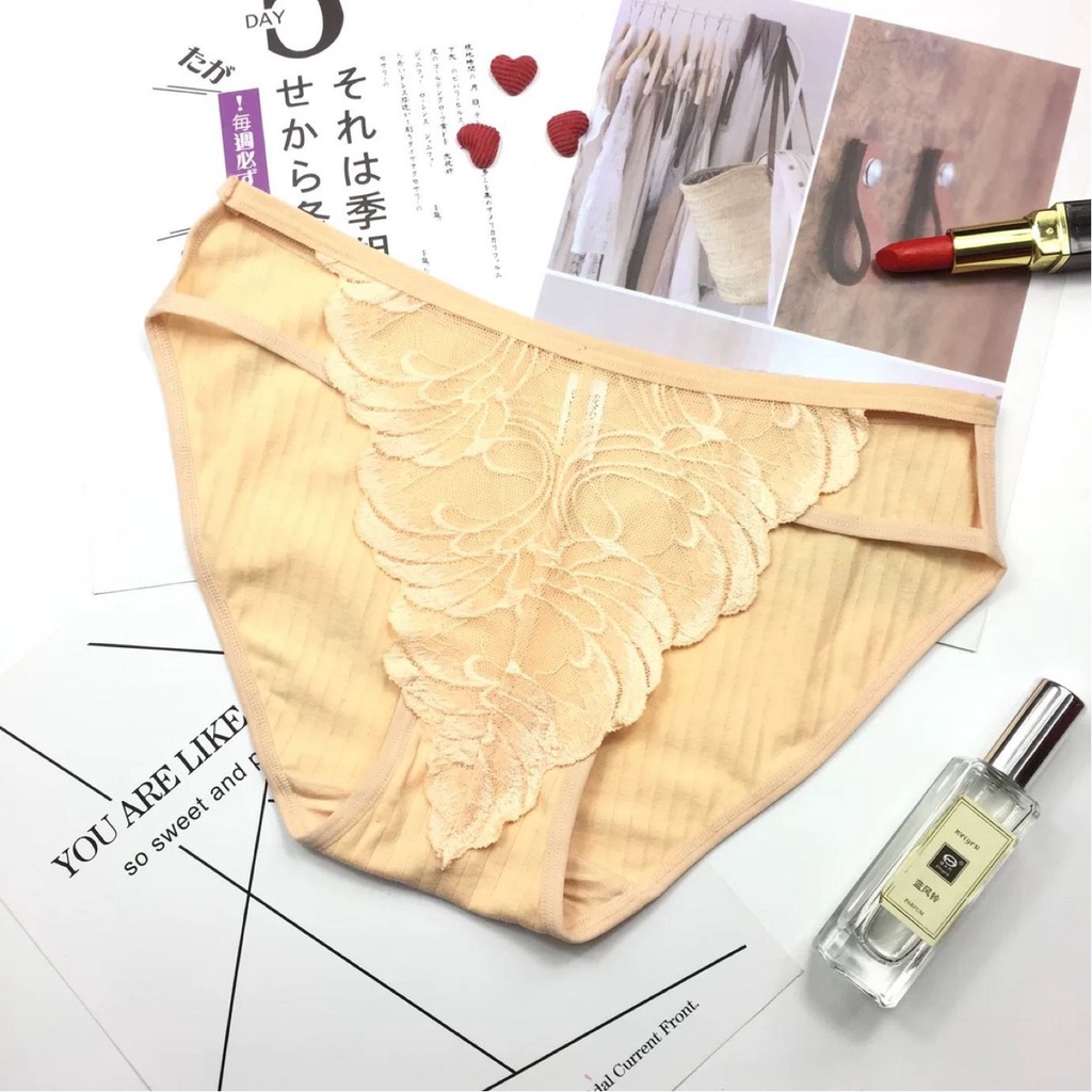 Quần Lót Ren Nữ Sexy Họa Tiết Phối Ren Sexy Quyến Rũ (7207)