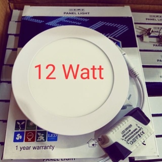 Đèn led panel âm trần siêu mỏng 12w phi 150 trắng vàng