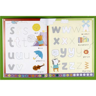 Bộ nhập - Usborne sticker book - Alphabet