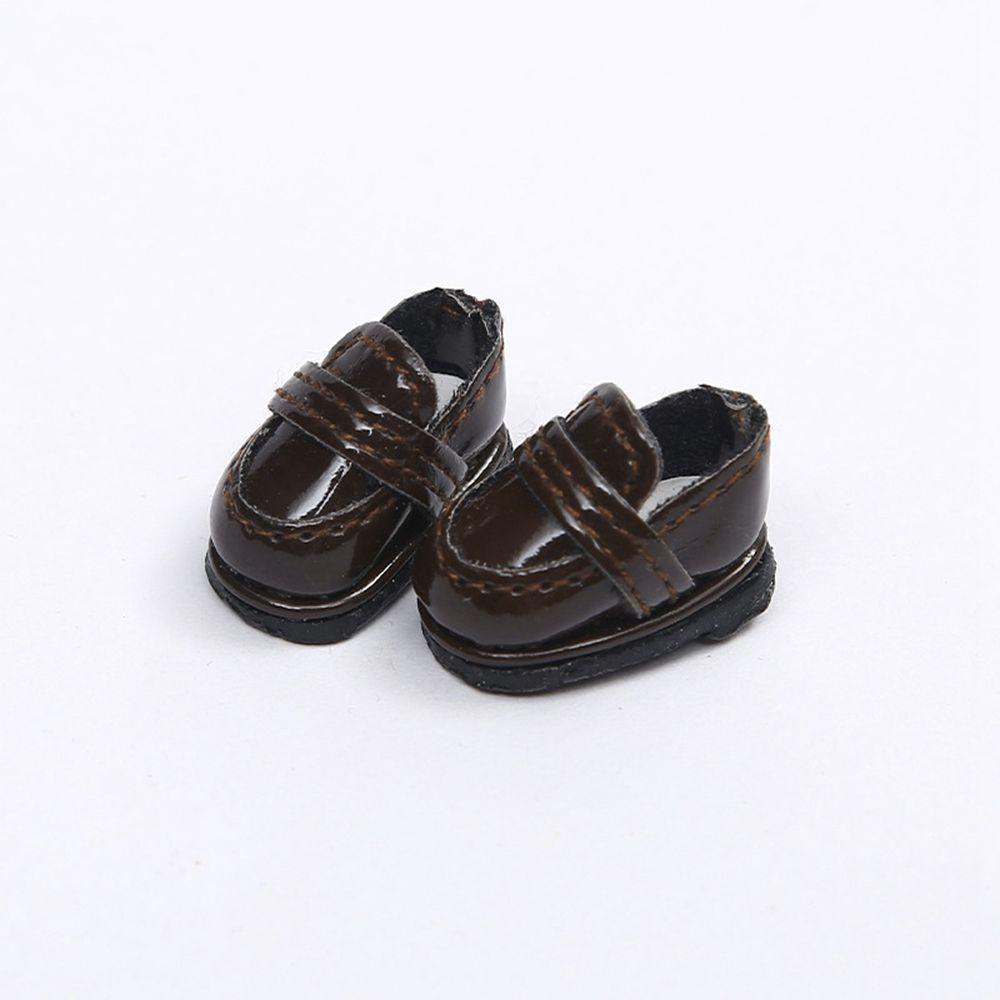 Giày Boot Da Bò Dễ Thương Cho Búp Bê 1 / 12BJD 1 / 11 OB11