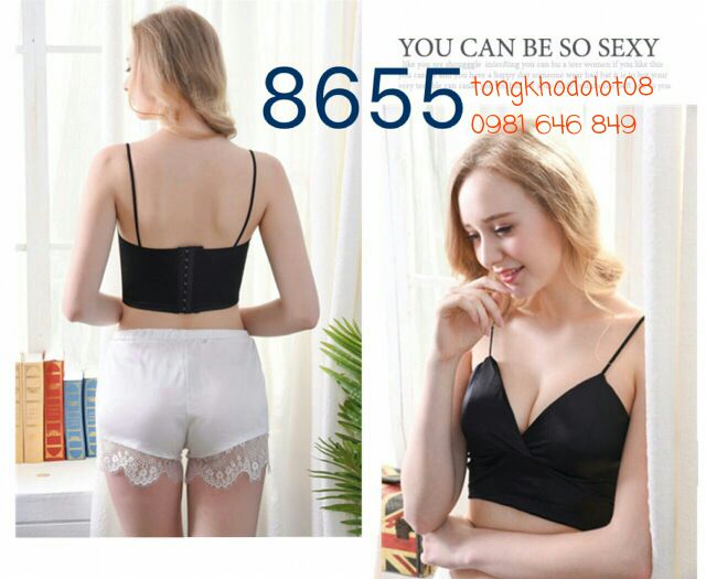 Áo bra phi lụa cao cấp | BigBuy360 - bigbuy360.vn