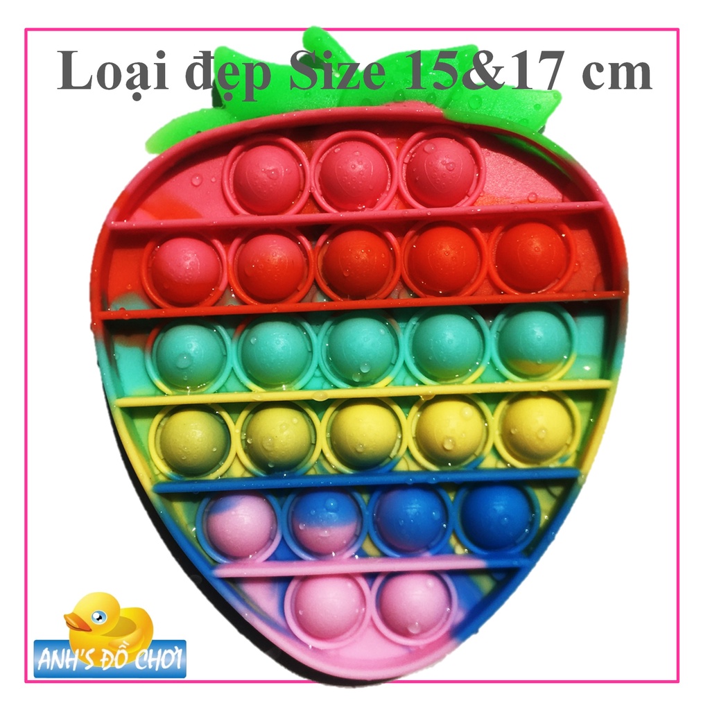 Pop it, đồ chơi bóp bong bóng giảm stress cho bé
