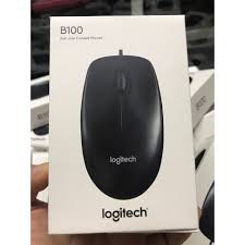 Chuột máy tính❤️FREESHIP❤️Chuột logitech - Chuột có dây văn phòng chuyên dụng B100