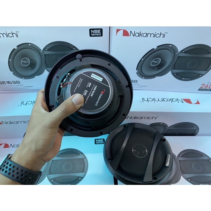 Loa Cánh Đồng Trục Nakamichi NSE 1638 6,5 ” 40W  gồm 2 loa cánh đồng trục âm thanh hay