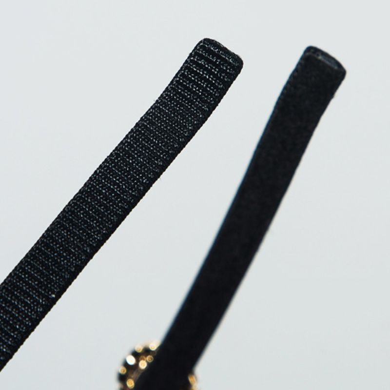 Băng Đô Đính Đá Pha Lê Nhiều Màu Chống Trượt Phong Cách Baroque