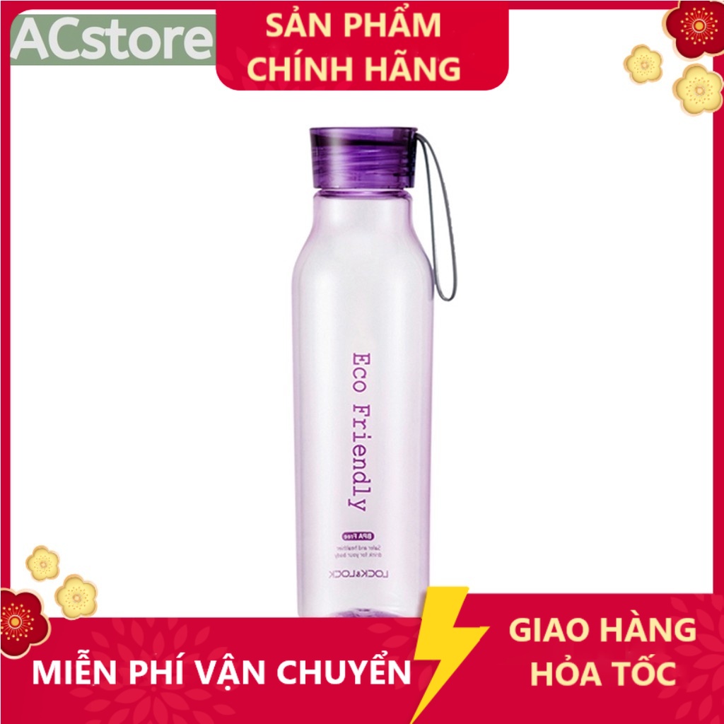 Bình Đựng Nước Lock&Lock Eco Water Bottle ABF644 (550ml)- màu tím ACSTORE