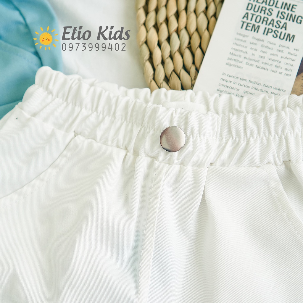 Quần đùi kaki, quần short kaki cho bé trai kaki phong cách hàn quốc từ 6kg- 22kg QK15
