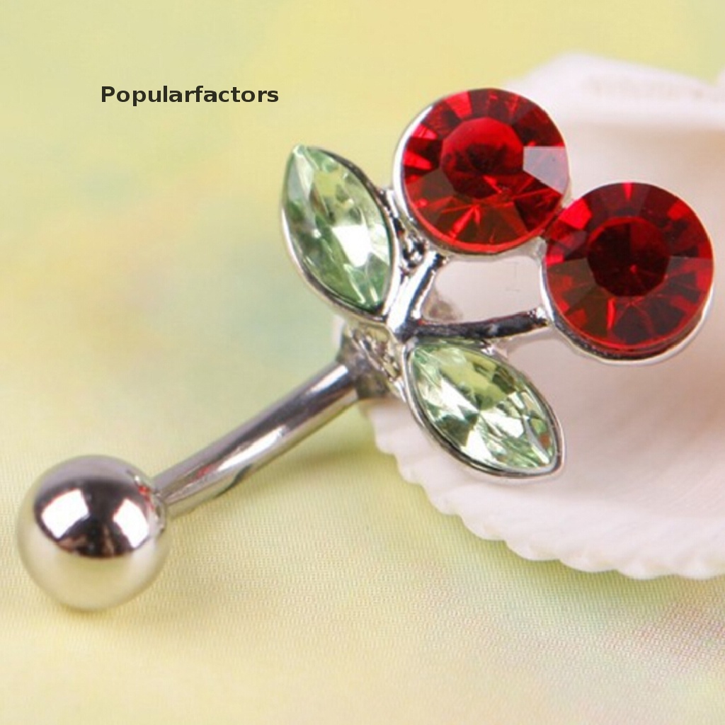 Khuyên Rốn Hình Quả Cherry Dễ Thương