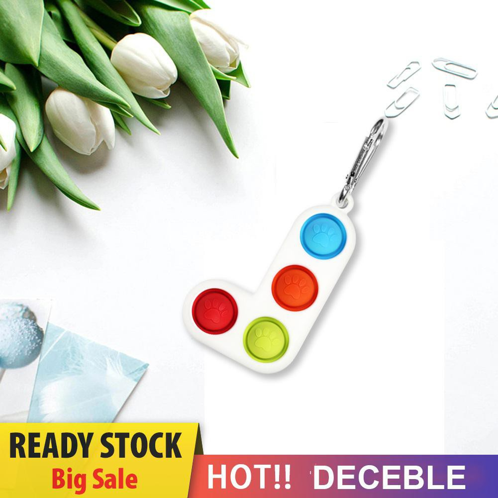 Pop It Fidget Đồ chơi Push Bubble Pop Keychain Sensory Fidget Đồ chơis Game Autism Stress Relief Đồ chơi