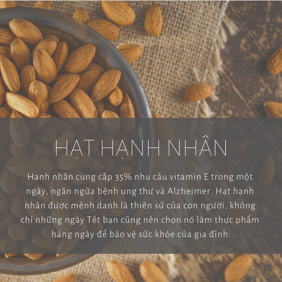 HẠNH NHÂN MỸ SẤY CHÍN