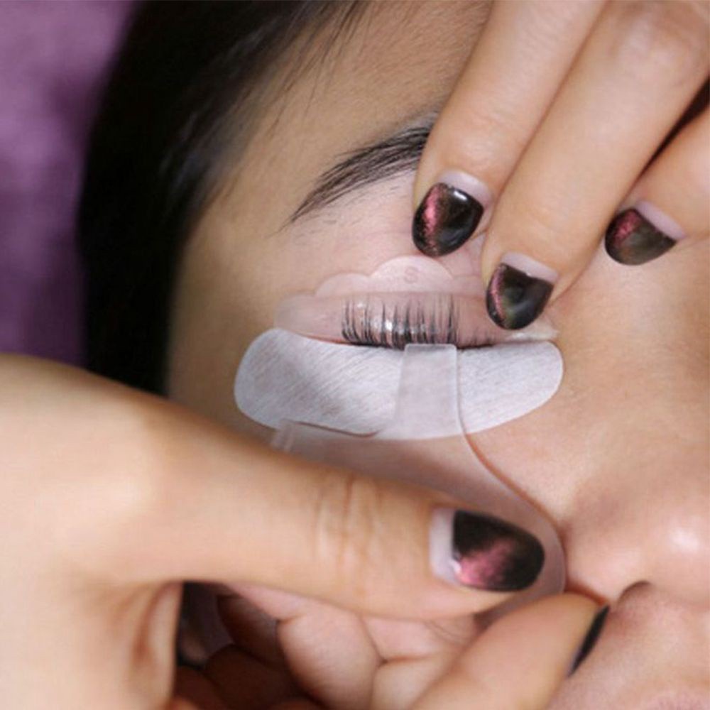 (Hàng Mới Về) Set 2 Lược Chải Lông Mi Mini Hình Chữ Y Trong Suốt Mềm Mại Nhiều Màu