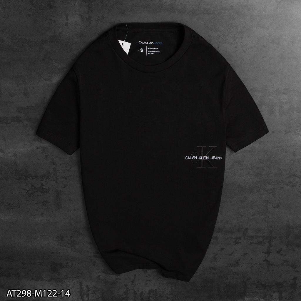 Áo thun thể thao nam CK  AT298- Logo thêu - áo thun nam VNXK